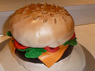 Cheeseburger cake