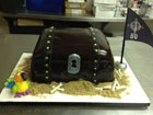 Treasure chest cake