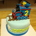 Chocolate train cake